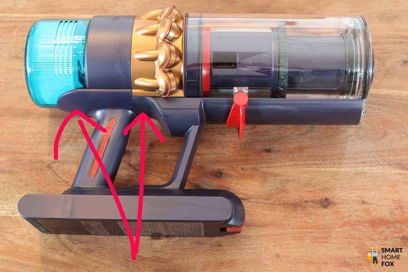 Dyson Gen 5 Detect: эргономичная ручка с мягкой накладкой
